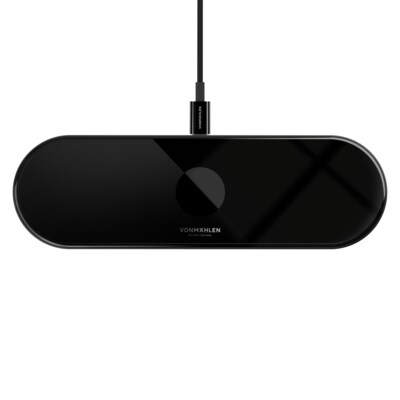 ck Black günstig Kaufen-Vonmählen Wireless Charger Aura Home 3-in-1 Ladestation Black. Vonmählen Wireless Charger Aura Home 3-in-1 Ladestation Black <![CDATA[• Hochwertige, minimalistische 3-in-1 Ladestation • Speziell konzipiert für Qi-kompatible Apple-Geräte 