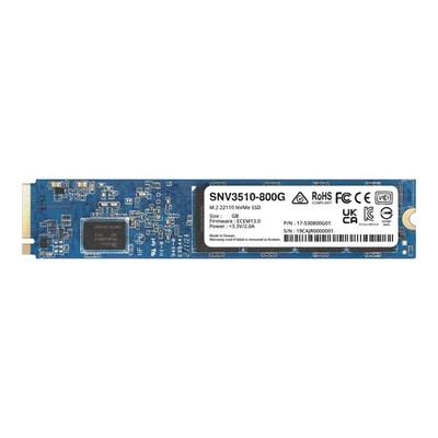 Fritz!Card günstig Kaufen-Synology SNV3510-400G PCIe 3.0 NVMe SSD für NAS 400 GB M.2 22110. Synology SNV3510-400G PCIe 3.0 NVMe SSD für NAS 400 GB M.2 22110 <![CDATA[• 400 GB - 3,5 mm Bauhöhe • M.2 22110 Card, M.2 • Maximale Lese-/Schreibgeschwindigkeit: 3000 MB/s