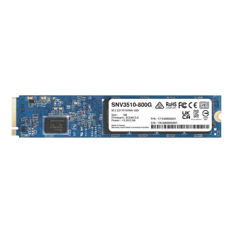 Synology SNV3510-400G PCIe 3.0 NVMe SSD für NAS 400 GB M.2 22110