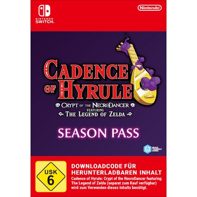 NR LTE günstig Kaufen-Cadence of Hyrule: Season Pass - Nintendo Digital Code. Cadence of Hyrule: Season Pass - Nintendo Digital Code <![CDATA[• Plattform: Nintendo Switch • Genre: Rhythmusspiel • Altersfreigabe USK: ab 6 Jahre • Produktart: Digitaler Code per E-Mail 