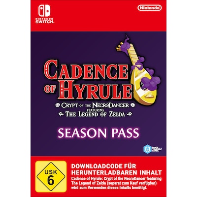 LTE LAT günstig Kaufen-Cadence of Hyrule: Season Pass - Nintendo Digital Code. Cadence of Hyrule: Season Pass - Nintendo Digital Code <![CDATA[• Plattform: Nintendo Switch • Genre: Rhythmusspiel • Altersfreigabe USK: ab 6 Jahre • Produktart: Digitaler Code per E-Mail 
