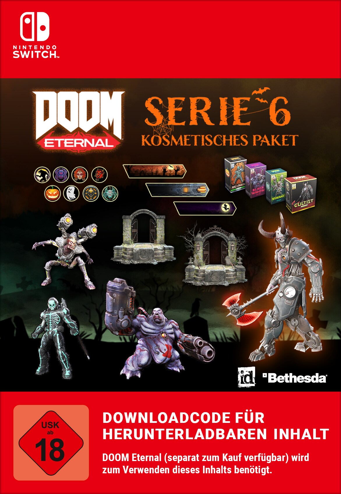 Doom Eternal Series Six Cosmetic Pack Nintendo Digital Code Cyberport