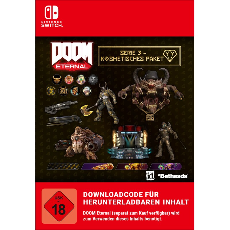 DOOM Eternal: Series Three Cosmetic Pack - Nintendo Digital Code