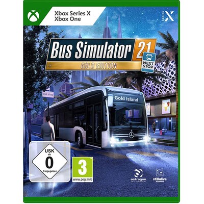 Bus Simulator günstig Kaufen-Bus Simulator 21 Next Stop Gold Edition - XBox Series X / Xbox One. Bus Simulator 21 Next Stop Gold Edition - XBox Series X / Xbox One <![CDATA[• Plattform: Xbox Series X • Genre: Simulation • USK-Einstufung: Freigegeben ab 0 Jahren]]>. 