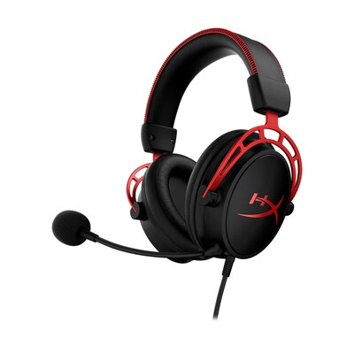 KA 29 günstig Kaufen-HyperX Cloud Alpha Red Kabelgebundenes Gaming Headset. HyperX Cloud Alpha Red Kabelgebundenes Gaming Headset <![CDATA[• Anwendungsbereich: Gaming, Kopfbügel beidseitig • Kabelgebunden, Schwarz/ Rot, 298g • PC/ Notebook, PlayStation4, PlayStation5, 