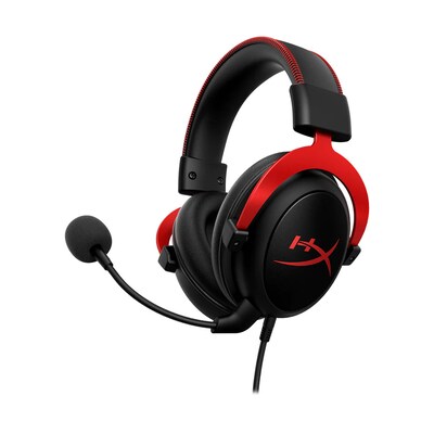 kabelgebundenes günstig Kaufen-HyperX Cloud II Red Kabelgebundenes Gaming Headset. HyperX Cloud II Red Kabelgebundenes Gaming Headset <![CDATA[• Anwendungsbereich: Gaming, Kopfbügel beidseitig • Kabelgebunden, Schwarz/ Rot, 320g • PC/ Notebook, PlayStation4, PlayStation5, 3,5mm 