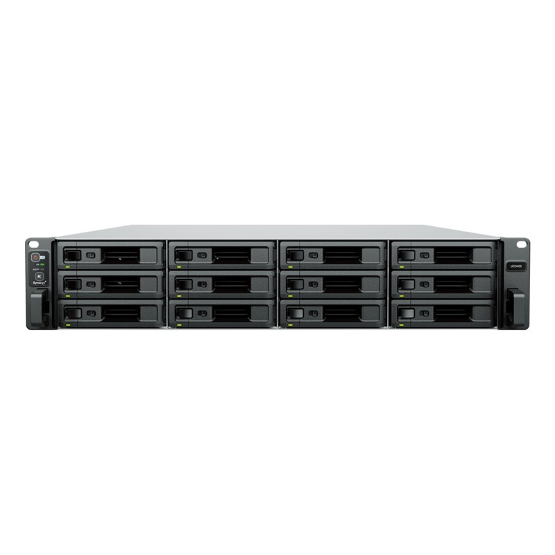 Synology UC3400 Unified Controller Aktiv/Aktiv-SAN-Speicher 12-Bay