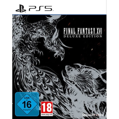 S5 16  günstig Kaufen-Final Fantasy XVI Deluxe Edition - PS5. Final Fantasy XVI Deluxe Edition - PS5 <![CDATA[• Plattform: Playstation 5 • Genre: Rollenspiel • USK-Einstufung: Freigegeben ab 16 Jahren]]>. 