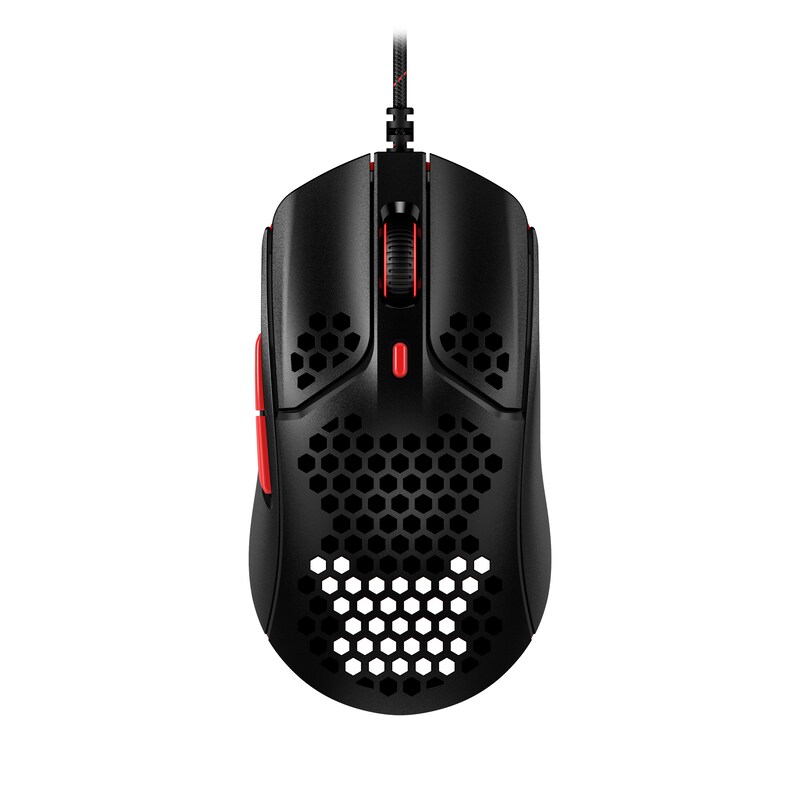 HyperX Pulsefire Haste Kabelgebundene Gaming Maus schwarz/rot