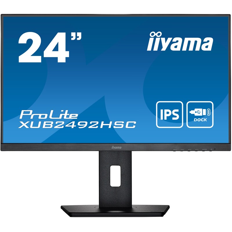 iiyama ProLite XUB2492HSC-B5 60,5cm (23,8") FHD IPS Monitor HDMI/DP/USB-C Pivot