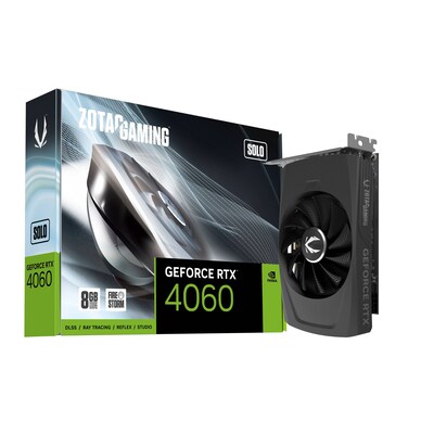 ZOTAC GAMING GeForce RTX 4060 SOLO 8GB GDDR6 Grafikkarte 3xDP/HDMI