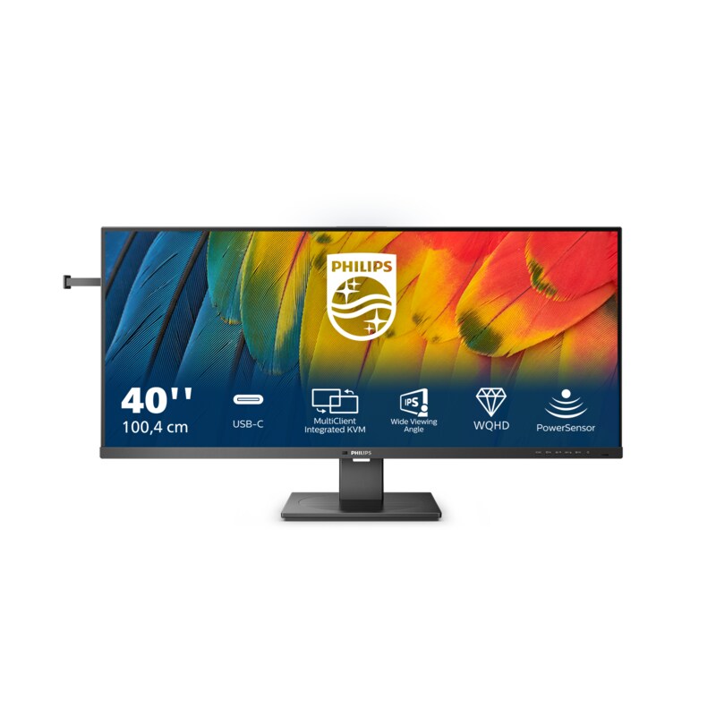 Philips 40B1U5600 100cm (39,5") WQHD IPS Monitor 21:9 HDMI/DP/USB-C PD100W 120Hz