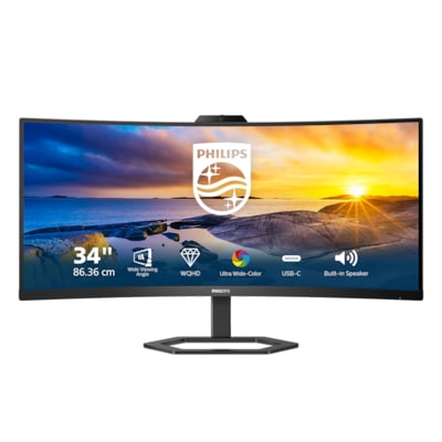 65 Zoll günstig Kaufen-Philips 34E1C5600HE 86,4cm (34") WQHD VA Curved Monitor 21:9 HDMI/DP/USB-C PD65W. Philips 34E1C5600HE 86,4cm (34") WQHD VA Curved Monitor 21:9 HDMI/DP/USB-C PD65W <![CDATA[• Energieeffizienzklasse: G • Größe: 86,36 cm (34 Zoll) 21:9, Auflös