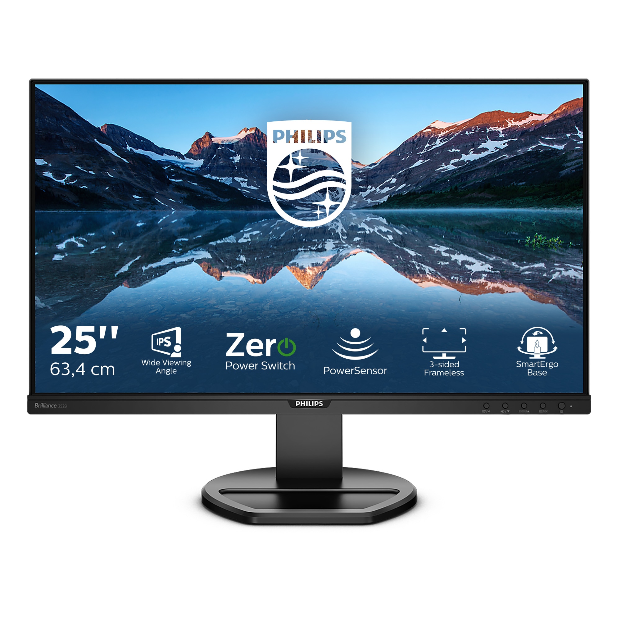 Philips B-Line 252B9 63,4cm (25&quot;)WUXGA IPS Monitor 16:10 HDMI/DP/DVI/VGA/USB 5ms