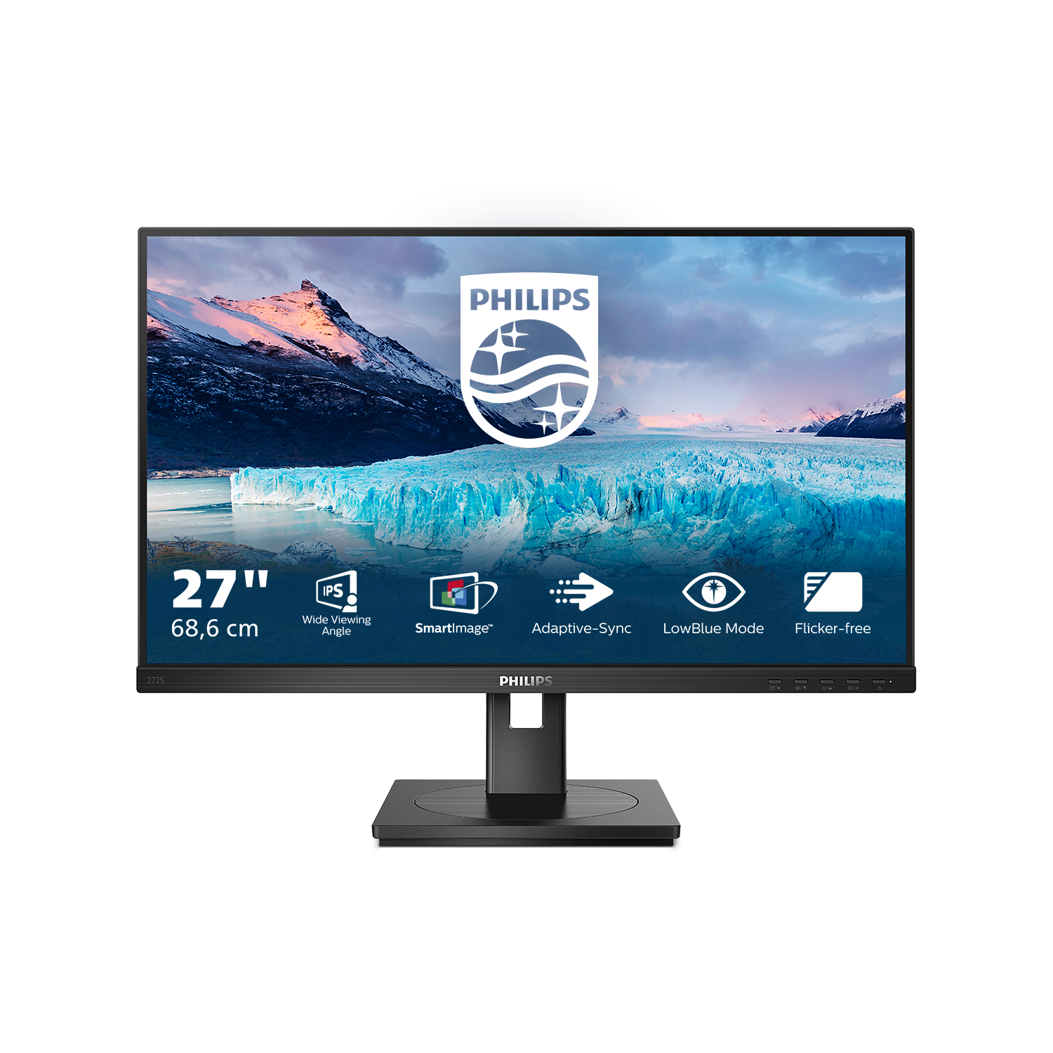 Philips S-Line 272S1M 68,6cm (27&quot;) FHD IPS Monitor 16:9 HDMI/DVI/DP/VGA/USB 75Hz