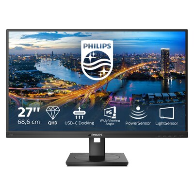 HD Monitor günstig Kaufen-Philips B-Line 276B1 68,5cm (27") QHD IPS Monitor 16:9 HDMI/DP/USB-C PD90W 75Hz. Philips B-Line 276B1 68,5cm (27") QHD IPS Monitor 16:9 HDMI/DP/USB-C PD90W 75Hz <![CDATA[• Energieeffizienzklasse: F • Größe: 68,6 cm(27 Zoll) 16:9, Auflösung: