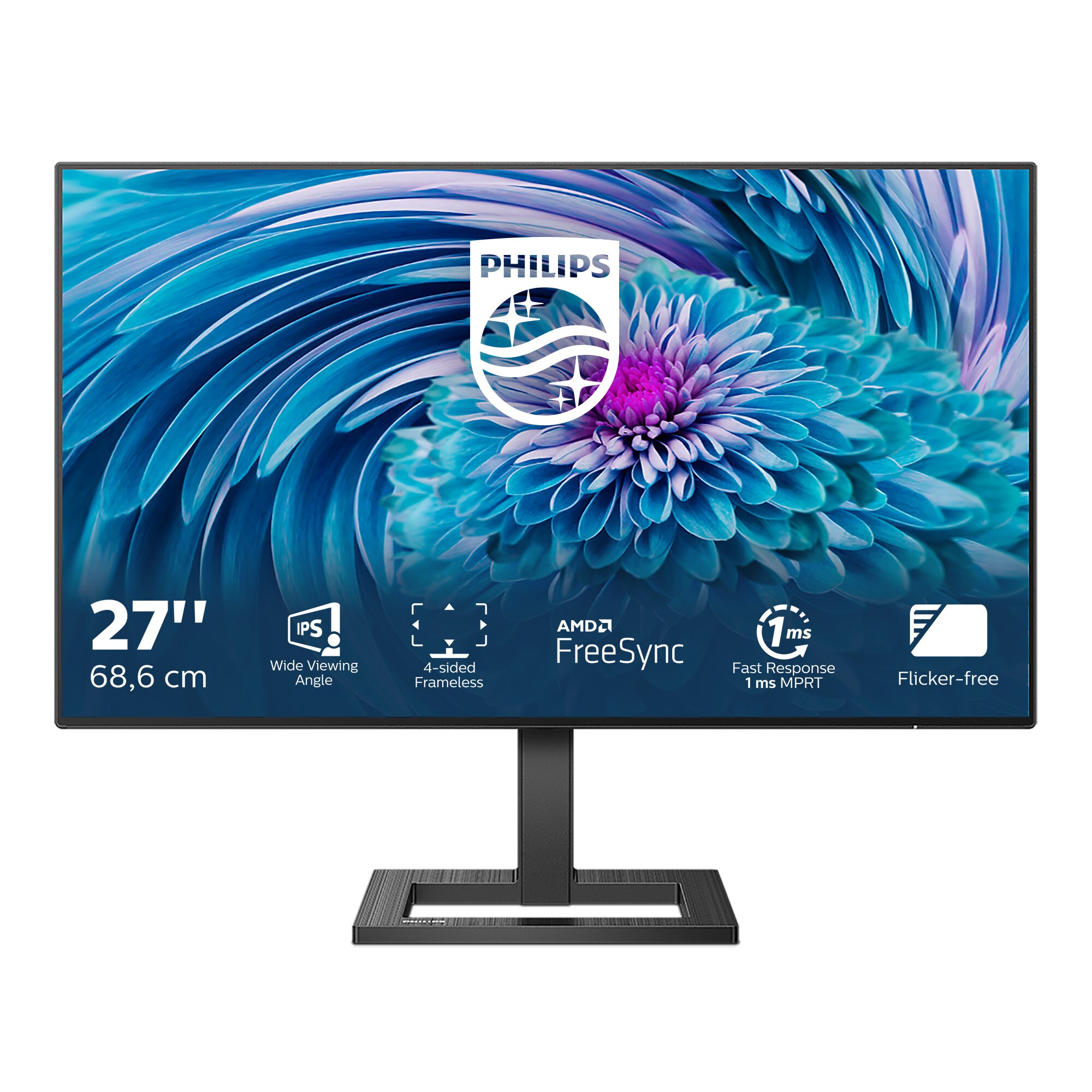 Philips E-Line 272E2FA 68,6cm (27&quot;) FHD IPS Monitor 16:9 HDMI/DP/VGA 75Hz 4ms