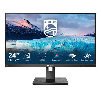 zoll auf günstig Kaufen-Philips S-Line 242S1AE 60,45cm (23,8") FHD IPS Monitor 16:9 HDMI/DP/DVI 75Hz 4ms. Philips S-Line 242S1AE 60,45cm (23,8") FHD IPS Monitor 16:9 HDMI/DP/DVI 75Hz 4ms <![CDATA[• Energieeffizienzklasse: E • Größe: 60.5 cm(23,8 Zoll) 16:9, Auflös