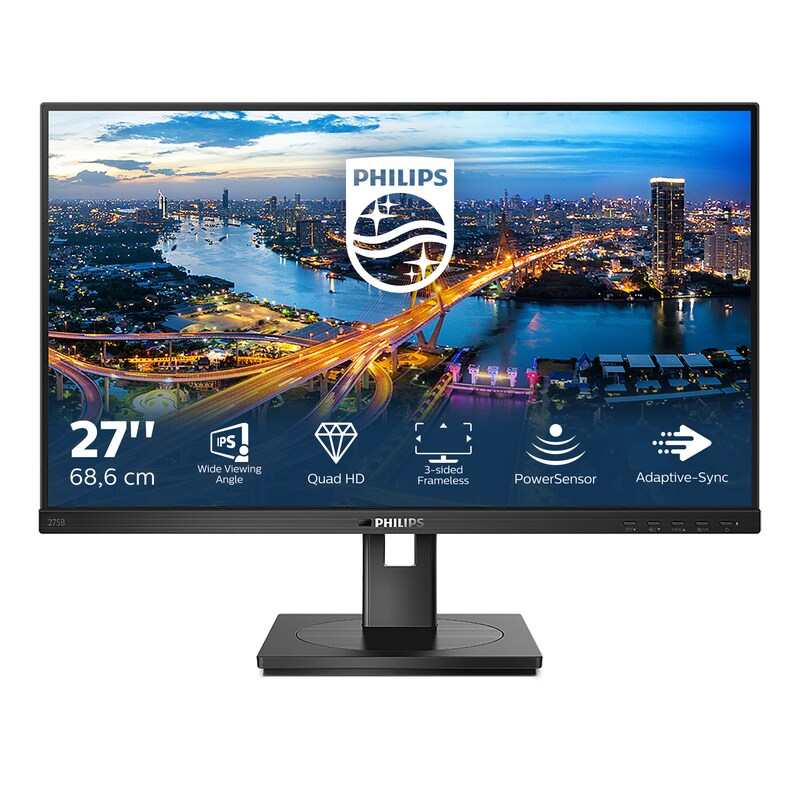 Philips B-Line 275B1 68,6cm (27") QHD IPS Monitor 16:9 HDMI/DP/DVI/USB 75Hz