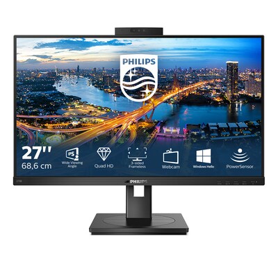 Philips B-Line 275B1H 68,6cm (27") QHD IPS Monitor 16:9 HDMI/DP/DVI 75Hz Webcam