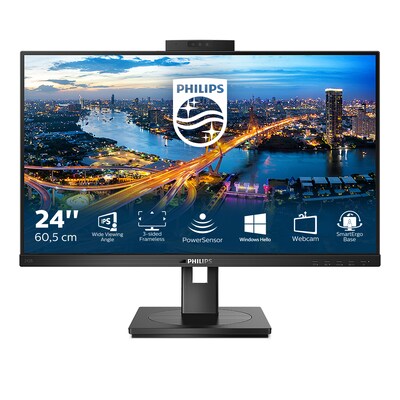 LINE günstig Kaufen-Philips B-Line 242B1H 60,5cm (23,8") FHD IPS Monitor 16:9 DVI/HDMI/DP/USB Webcam. Philips B-Line 242B1H 60,5cm (23,8") FHD IPS Monitor 16:9 DVI/HDMI/DP/USB Webcam <![CDATA[• Energieeffizienzklasse: E • Größe: 60.5 cm(23,8 Zoll) 16:9, Auflös