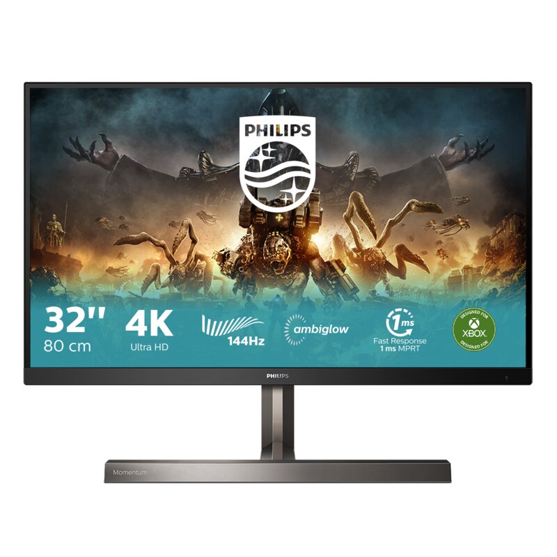 Philips Momentum 329M1RV 80cm(32") 4K IPS Monitor 16:9 HDMI/DP/USB-C PD65W 144Hz