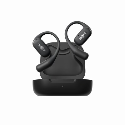 wir eins günstig Kaufen-Shokz OpenFit Open-Ear True Wireless Earbuds schwarz. Shokz OpenFit Open-Ear True Wireless Earbuds schwarz <![CDATA[• Typ: Open Ear Kopfhörer - geschlossen • Übertragung: Bluetooth, Noise Cancelling • Einsatzgebiet: Street • Farbe: Schwarz • I