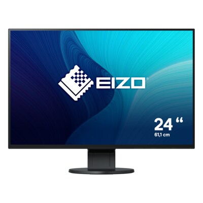 EIZO EV2456-BK 61cm (24") WUXGA IPS Monitor 16:10 DVI/DP/HDMI Pivot HV