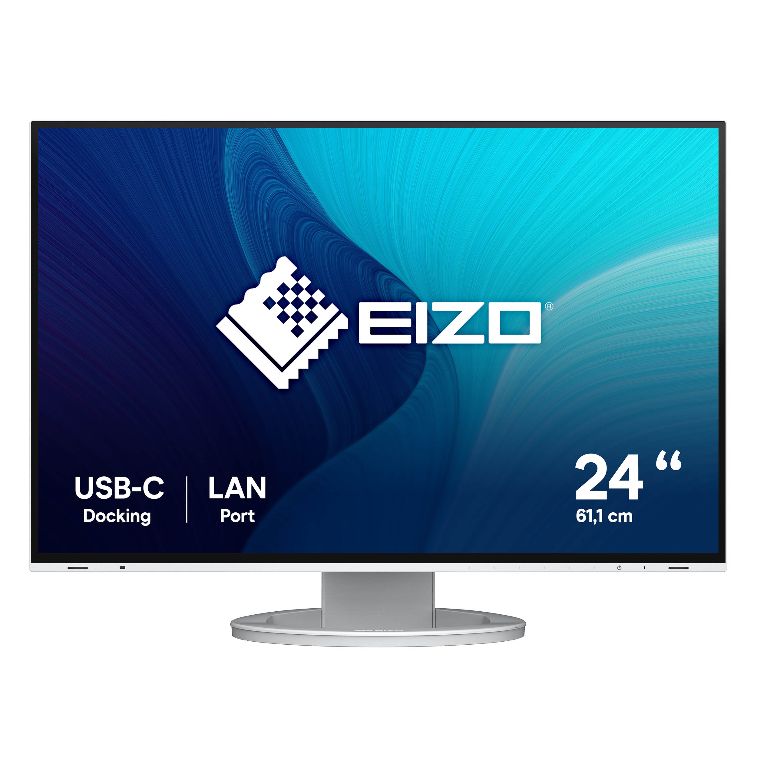 EIZO FlexScan EV2495-WT 61cm (24&quot;) WUXGA IPS Monitor DP/HDMI/USB-C Pivot HV