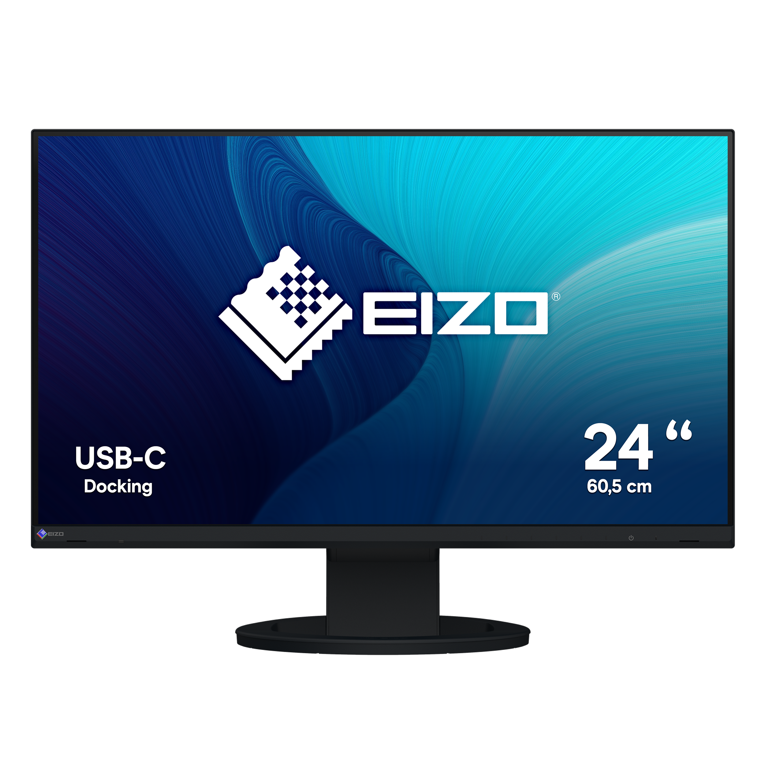 EIZO FlexScan EV2480-BK 60,5m (23,8) Full HD IPS Monitor DP/HDMI/USB-C Pivot HV