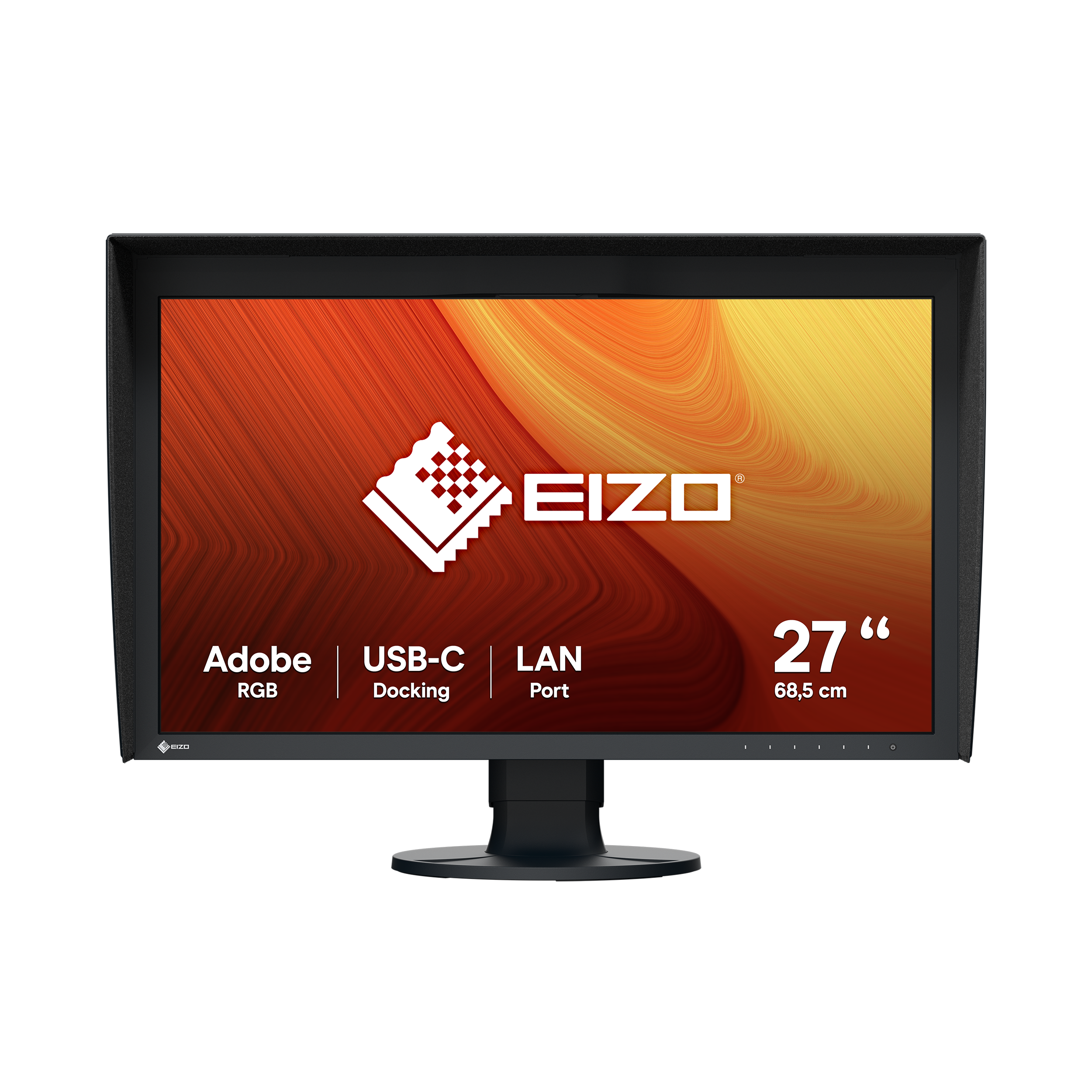 EIZO ColorEdge CG2700S 68,5cm (27&quot;) WQHD IPS Profi-Monitor DP/HDMI/USB-C Pivot