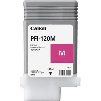 Original Druckerpatrone günstig Kaufen-Canon PFI-120 M / 2887C001 Original Druckerpatrone Magenta. Canon PFI-120 M / 2887C001 Original Druckerpatrone Magenta <![CDATA[• Canon PFI-120 M Tintenpatrone (2887C001) • Farbe: magenta • Kompatibel: GP-200, GP-300, TM-200, TM-200 MFP L24ei, TM-20