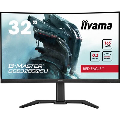 iiyama G-Master GCB3280QSU-B1 80cm (31,5") Curved WQHD Monitor HDMI/DP VA 165Hz