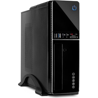 MINI MINI günstig Kaufen-Inter-Tech IT-607 mini-ITX/μATX Gehäuse - Schwarz (ohne Netzteil). Inter-Tech IT-607 mini-ITX/μATX Gehäuse - Schwarz (ohne Netzteil) <![CDATA[• ITX-Gehäuse für m-ITX und μATX Mainboards • Inkl. Standfuß, Cardreader • Deskto