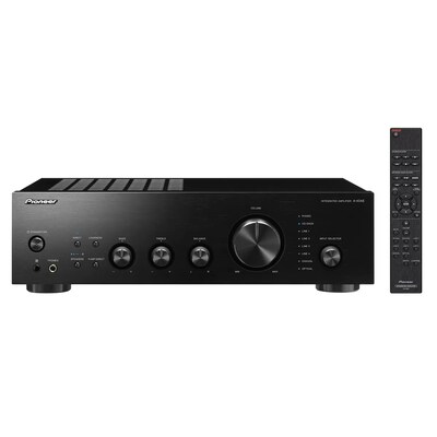 PRO X günstig Kaufen-Pioneer A-40AE-K Stereo-Vollverstärker Direct Energy-Technologie Schwarz. Pioneer A-40AE-K Stereo-Vollverstärker Direct Energy-Technologie Schwarz <![CDATA[• Max. Ausgangsleistung pro Kanal 60 W • integrierter D/A-Wandler, Bass-/Höhenregler