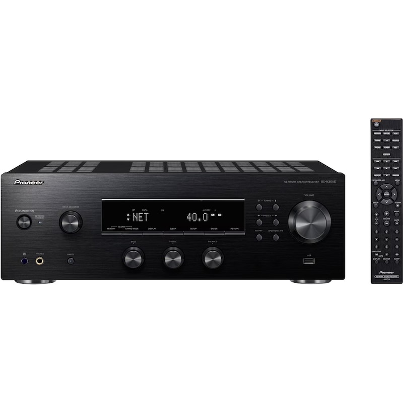 Pioneer SX-N30AE Stereo-Netzwerk-Receiver USB SPDIF Multiroom Chromecast schwarz