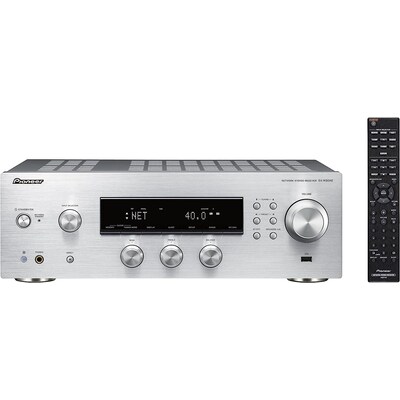 ST 1  günstig Kaufen-Pioneer SX-N30AE Stereo-Netzwerk-Receiver USB SPDIF Multiroom Chromecast silber. Pioneer SX-N30AE Stereo-Netzwerk-Receiver USB SPDIF Multiroom Chromecast silber <![CDATA[• Stereo-Receiver mit Fernbedienung und 2x135W pro Kanal • Front-USB, Phono-Einga