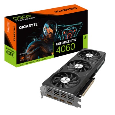 TX 3 günstig Kaufen-GIGABYTE GeForce RTX 4060 Gaming OC 8GB GDDR6 Gaming Grafikkarte 2xHDMI 2xDP. GIGABYTE GeForce RTX 4060 Gaming OC 8GB GDDR6 Gaming Grafikkarte 2xHDMI 2xDP <![CDATA[• GeForce RTX 4060, Ada Lovelace, mit DLSS 3, werksseitig übertaktet • 8GB GDDR6-RAM (