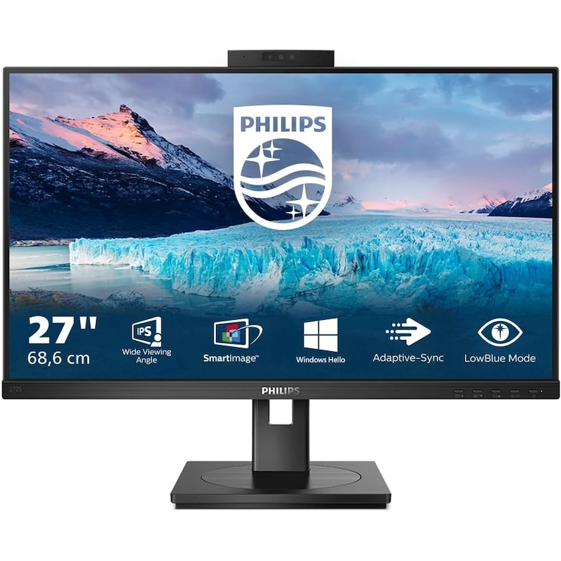 Philips S-Line 272S1MH 68,6cm (27") FHD IPS Monitor 16:9 HDMI/DVI/DP/VGA Webcam