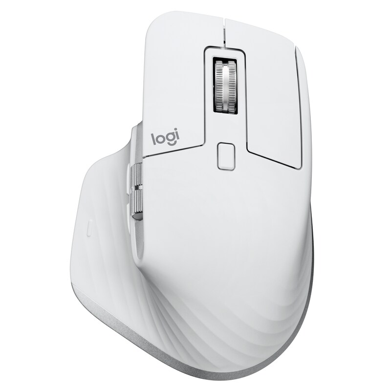 Logitech MX Master 3S Pale Grey - Kabellose Performance-Maus