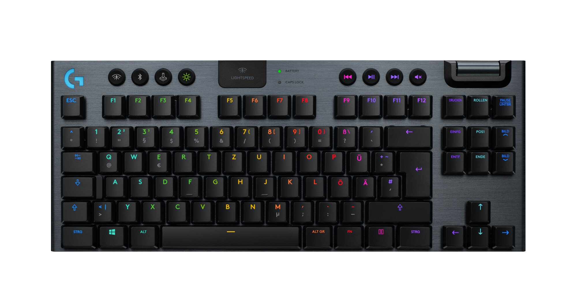 Logitech G915 TKL LIGHTSPEED Linear Kabellose Mechanische RGB Gaming Tastatur
