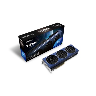 10 X  günstig Kaufen-SPARKLE Intel Arc A750 Titan OC 8GB GDDR6 Grafikkarte 1x HDMI 3x DP. SPARKLE Intel Arc A750 Titan OC 8GB GDDR6 Grafikkarte 1x HDMI 3x DP <![CDATA[• Intel Arc A750, ACM-G10 Alchemist DG2-512, PCIe 4.0x16 • 8GB GDDR6-RAM (256-bit Speicherinterface) • 