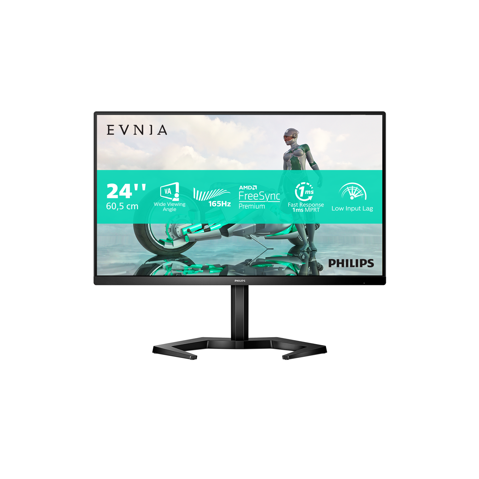 Philips Momentum 24M1N3200VS 60,5cm (23,8&quot;) FHD VA Gaming Monitor HDMI/DP 165Hz