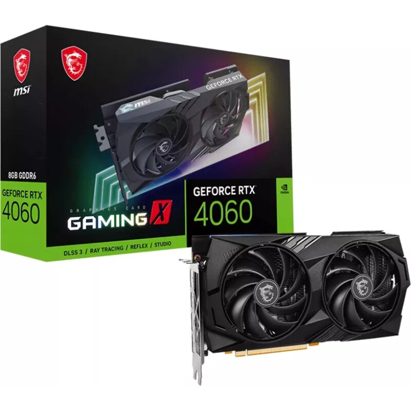 MSI GeForce RTX 4060 Gaming X 8GB GDDR6 Gaming Grafikkarte 3xDP/HDMI