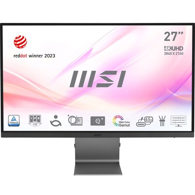 MSI Modern MD271ULDE 69cm (27") 4K IPS Design Monitor 16:9 HDMI/DP/USB-C PD65W