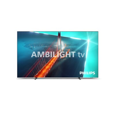 Philips Ambilight günstig Kaufen-Philips 55OLED708 138cm 55" 4K OLED 120 Hz Ambilight Google Smart TV Fernseher. Philips 55OLED708 138cm 55" 4K OLED 120 Hz Ambilight Google Smart TV Fernseher <![CDATA[• Energieeffizienzklasse: G • Diagonale: 138 cm / 55 Zoll, 4K / Ultra HD, 1