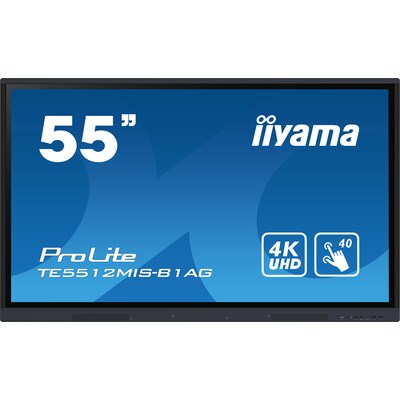 iiyama ProLite TE5512MIS-B1AG 138,8cm (55") 4K UHD Touch Monitor HDMI/VGA/USB-C