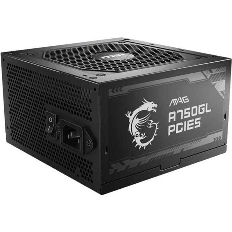 MSI MAG A750GL 750 Watt ATX3.0 80+ Gold Netzteil PCIe 5.0 120mm Lüfter