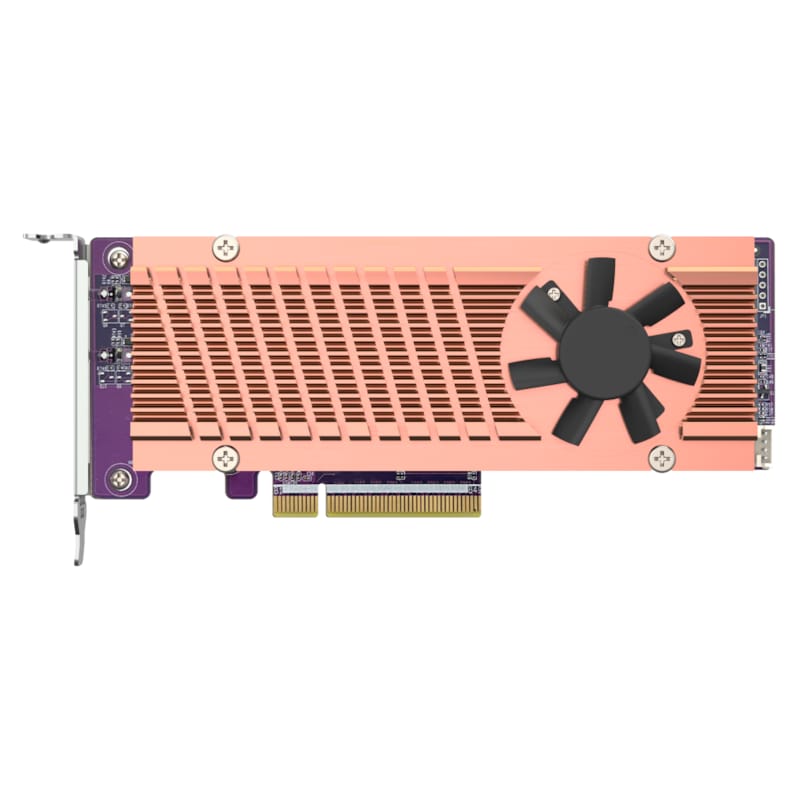 Dual günstig Kaufen-QNAP QM2 Card QM2-2P-384A PCIe 3.0 Erweiterungskarte für zwei M.2 NVMe SSDs. QNAP QM2 Card QM2-2P-384A PCIe 3.0 Erweiterungskarte für zwei M.2 NVMe SSDs <![CDATA[• Dual M.2 22110/2280 PCIe NVMe SSD Erweiterungskarte • 2 x M.2 22110 oder 2280 PCI