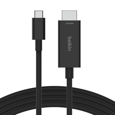 Hdmi günstig Kaufen-Belkin USB-C auf HDMI 2.1 Kabel 2m schwarz. Belkin USB-C auf HDMI 2.1 Kabel 2m schwarz <![CDATA[• HDMI-Kabel • Anschlüsse: USB Typ C und HDMI-Stecker • Farbe: schwarz, Länge: 2,0m • passend für: Audio/Video • Farbe: Schwarz]]>. 
